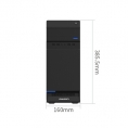 攀升/IPASON 单主机 商祺G146 I3-9100+8G+256G SSD+1000G硬盘+正版统信UOS操作系统+3年服务